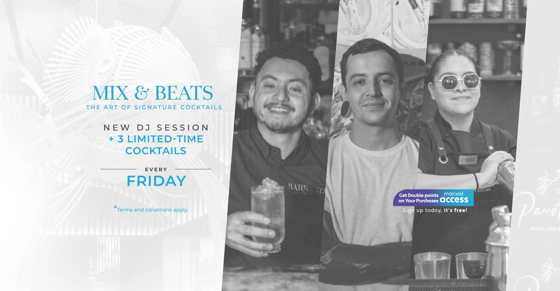 Mix & Beats ParrotFish Punta de Mita